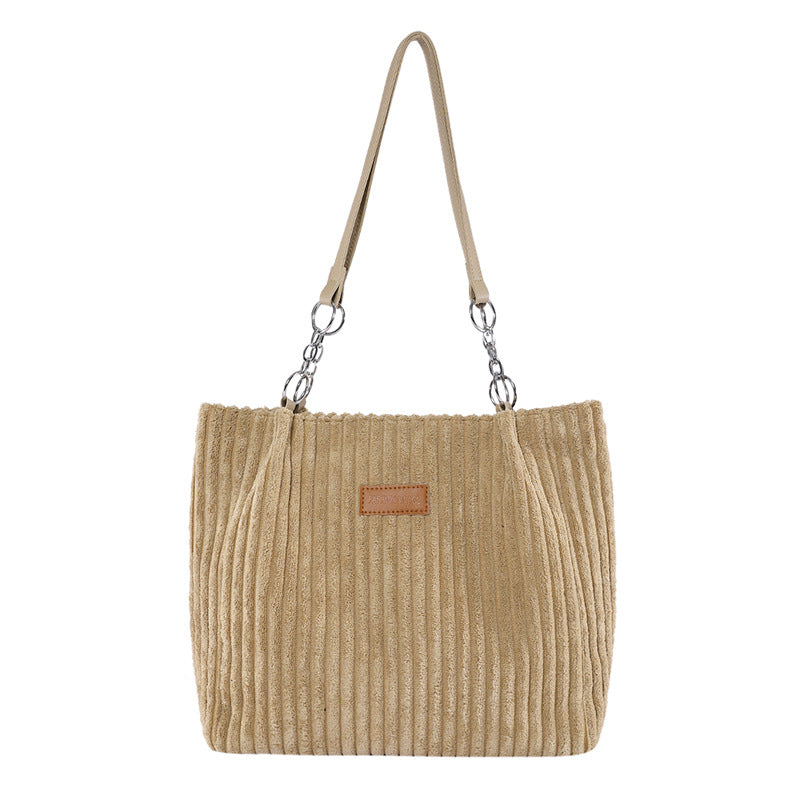 Alyne Urban Simplicity Corduroy Shoulder Bag