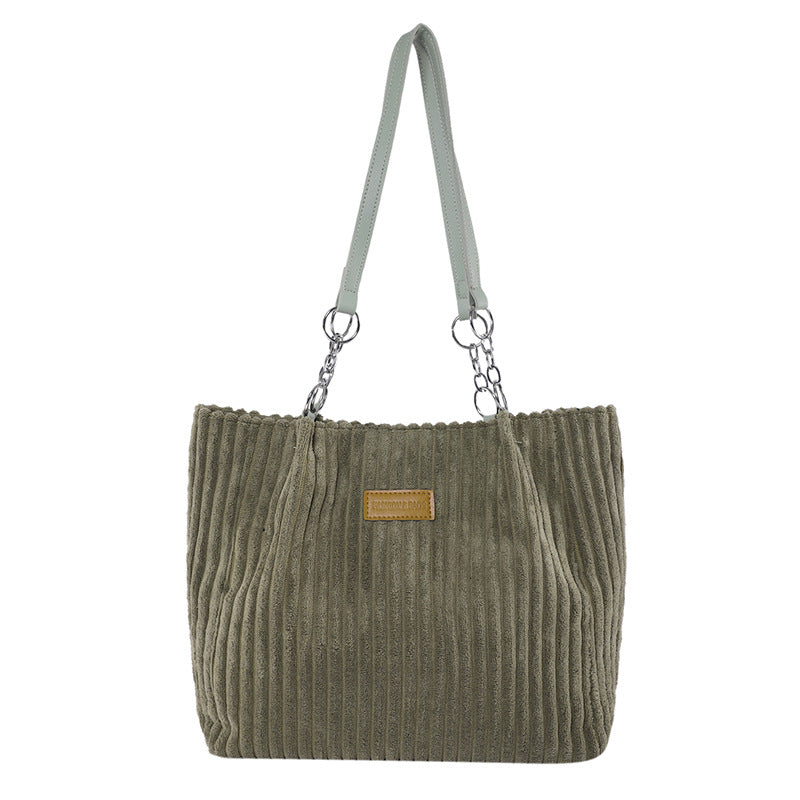 Alyne Urban Simplicity Corduroy Shoulder Bag