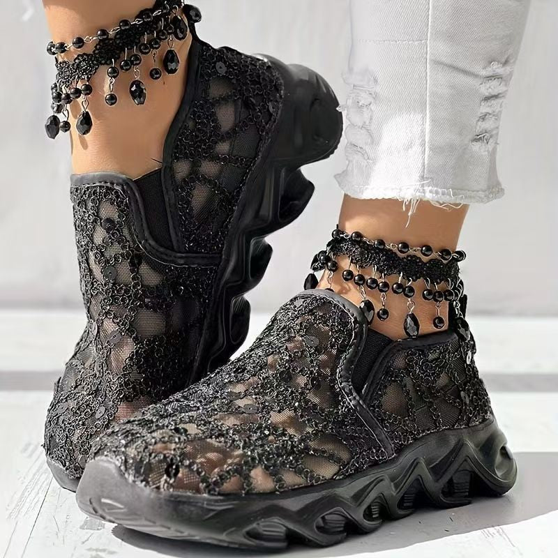 Elena Mesh Casual Sneaker