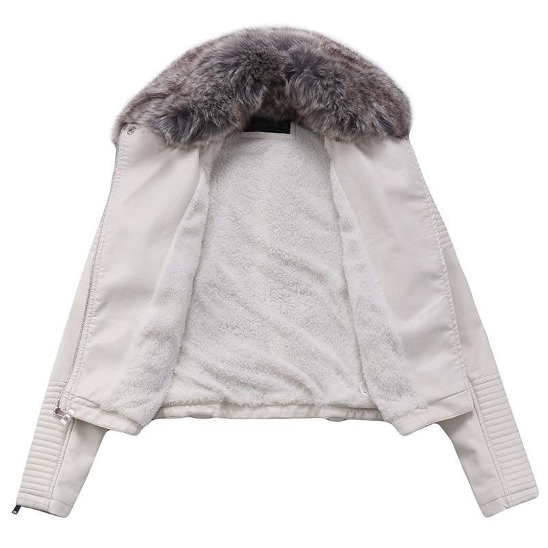 Clara Warm Faux Leather Jacket