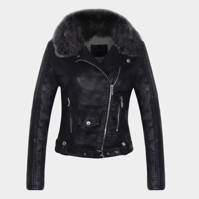 Clara Warm Faux Leather Jacket
