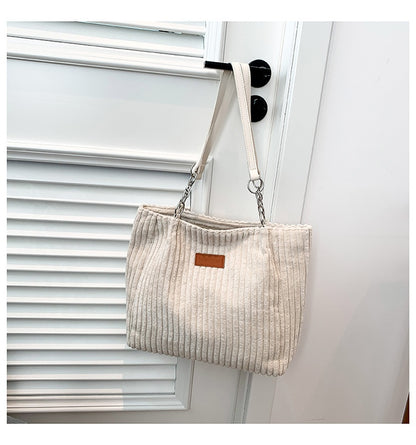 Alyne Urban Simplicity Corduroy Shoulder Bag