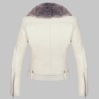 Clara Warm Faux Leather Jacket