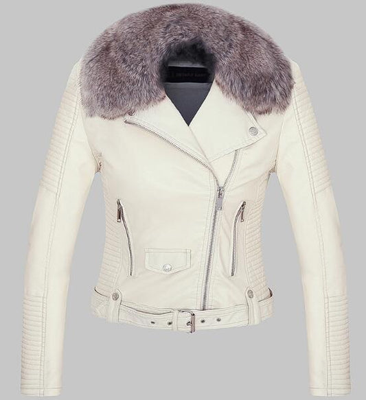 Clara Warm Faux Leather Jacket