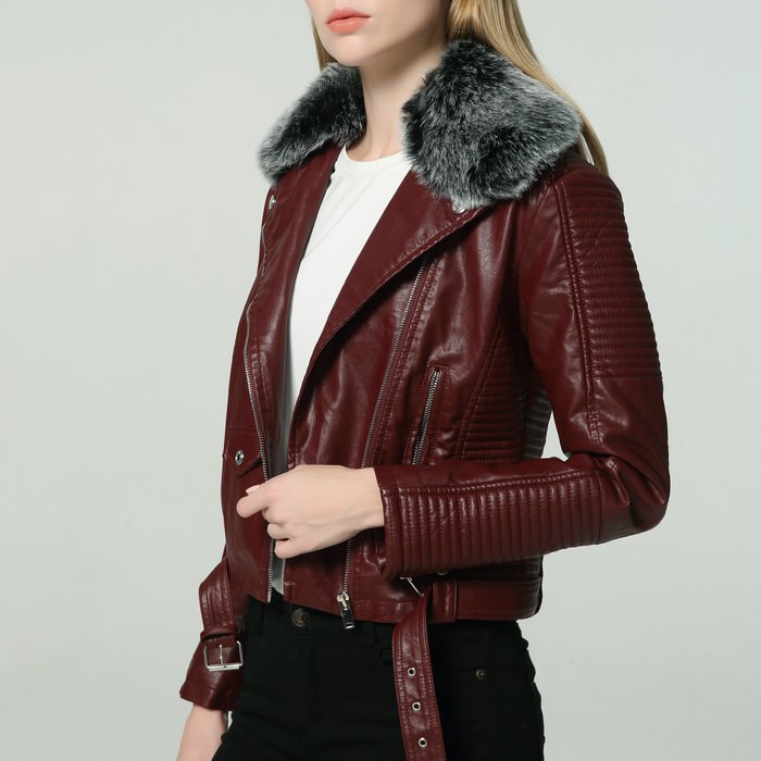 Clara Warm Faux Leather Jacket