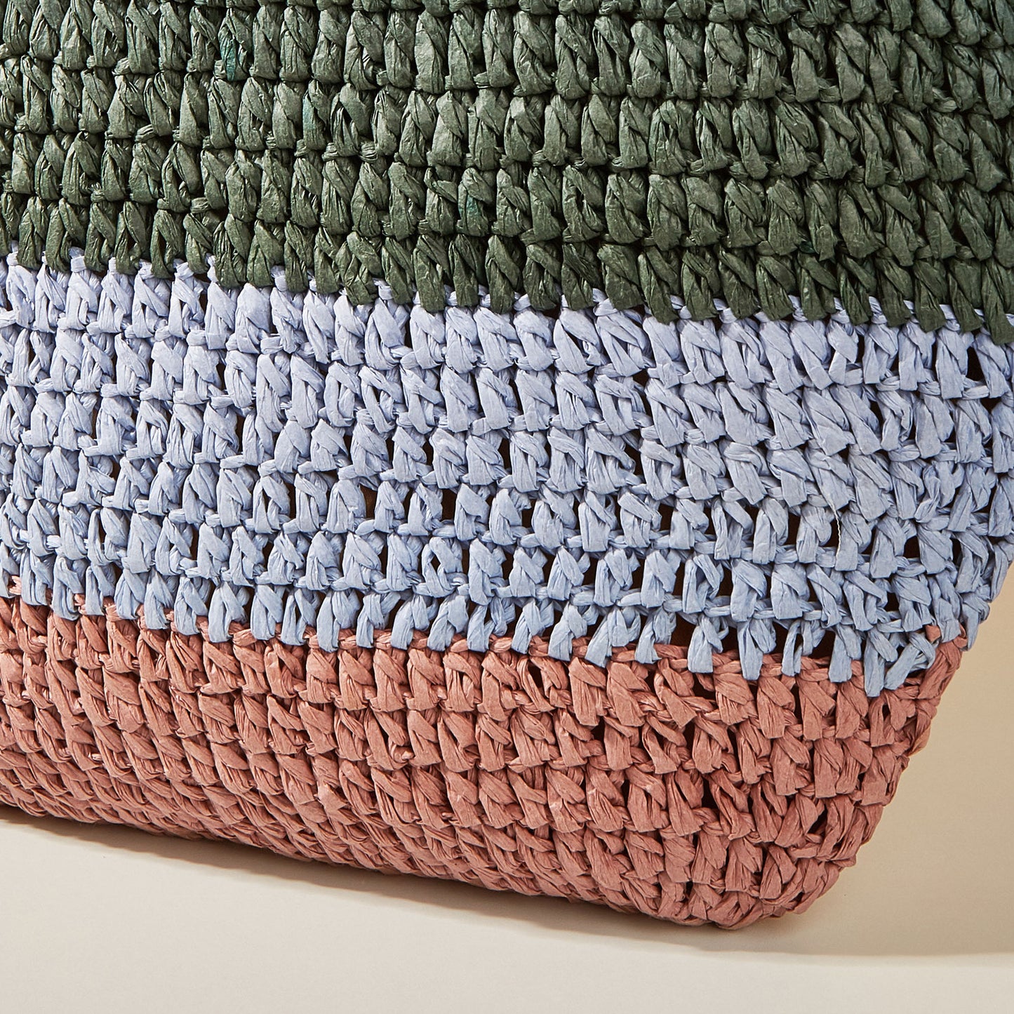 Christina Fashion Color Mosaic Woven Bag