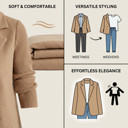 SASHA CASUAL BLAZER COAT