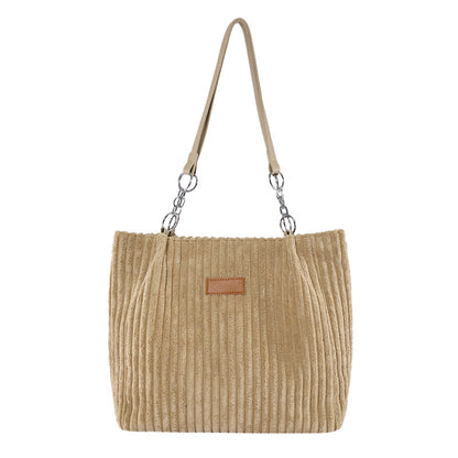 Alyne Urban Simplicity Corduroy Shoulder Bag