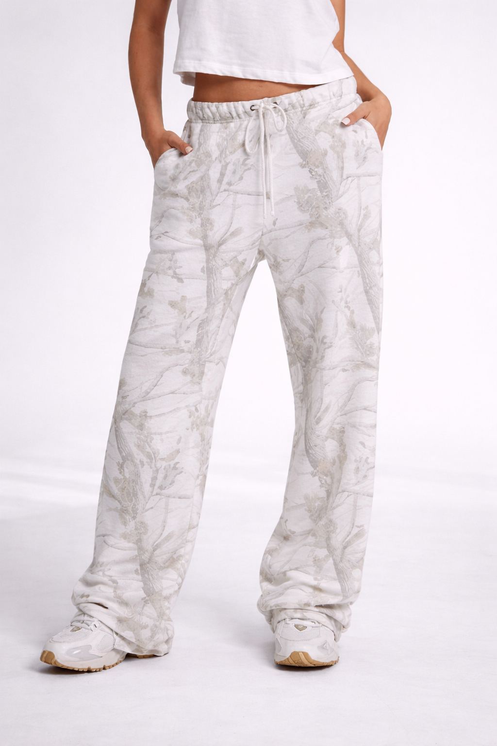 HARPER RELAXED FIT PRINTED SWEATSHIRT & TROUSERS SET
