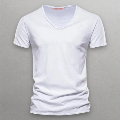 NORI V-NECK COTTON T-SHIRT