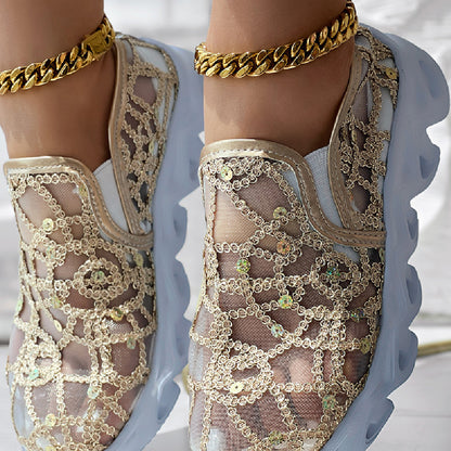 Elena Mesh Casual Sneaker