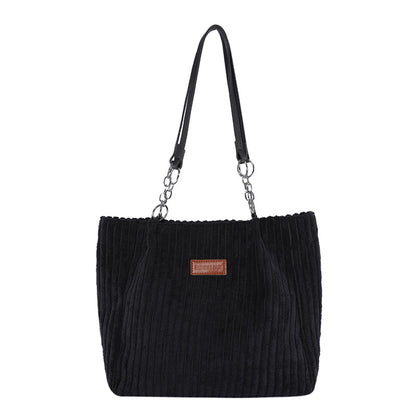 Alyne Urban Simplicity Corduroy Shoulder Bag